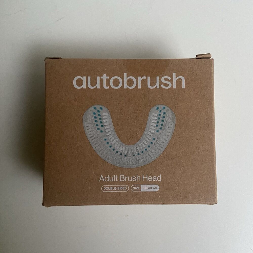 Autobrush Adult Double-Sided Brush Head Replacement Size Regular SEALED NEW